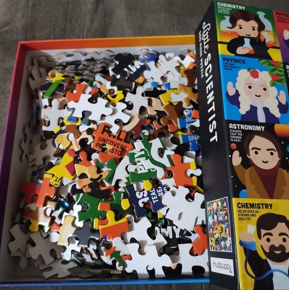 500 piece jigsaw puzzle, "Little Scientist" - Picture 2 of 3